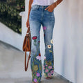 Flared Jeans mit 4 Knöpfen für Damen – Emilia