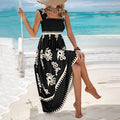 Boho Maxikleid mit Muster für Damen – Elina