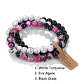 Naturstein Armband-Set für Damen & Herren – Elias