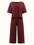 Einfarbiges Damen Shirt gewebt locker – Mira