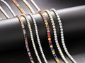 Glitzerndes Tennis-Halsband aus Edelstahl mit Zirkonia – Lena