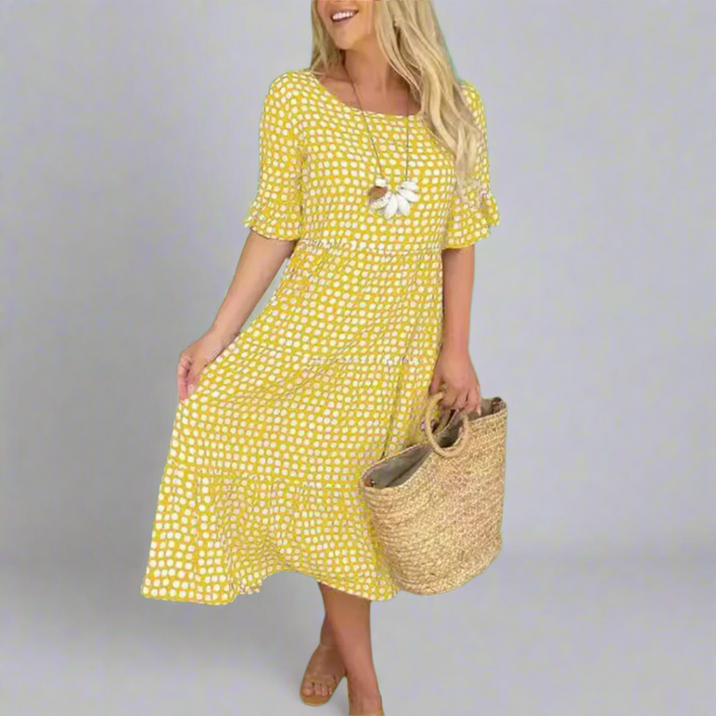 Elegantes Maxikleid für Damen mit perfekter Figur – Lara