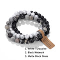 Naturstein Armband-Set für Damen & Herren – Elias