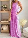 Leopardenprint Maxikleid mit hoher Taille – Soraya