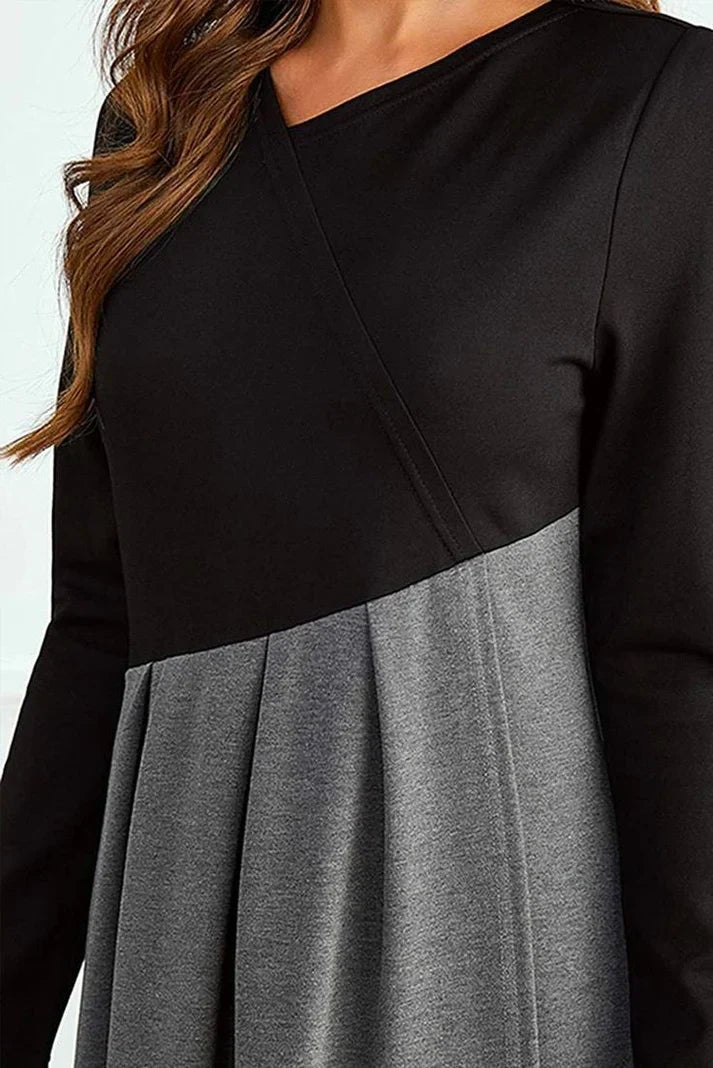 Damen Kleid Elegant Bequem Figurbetont Alltag – Salina