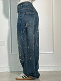 Damen Glitzer Jeans Mit Komfort Passform – Gertrud
