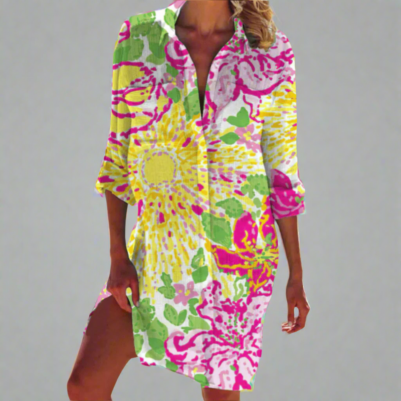 Sommer Shirt Damen Luftig Bequem Locker Alltag Elegant – Solavina