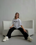Oversize Baumwollshirt Loose Fit für Reisen – Babette