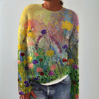 Pullover Damen Strick Elegant Vintage Look – DreamMesh
