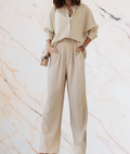 Elegantes 2-teiliges Set mit Stretch für Damen – Ocie