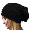 Strickmütze aus Wolle und Baumwolle – Damen