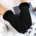 Winterhandschuhe Touchscreen Leder Warm Winddicht – Emilia