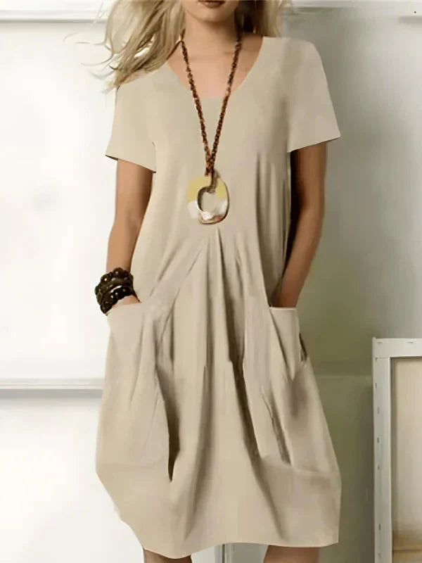 Stilvolles Kleid mit Bauchbedeckung – Kirsten