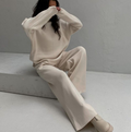 Warmer Hausanzug mit Rollkragen für Damen – Dagmar