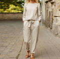Elegantes Leinen-Set für Damen – Sofia