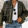 Stylische Jeansjacke mit Nieten – Alexia