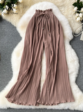Plissee Hose Damen Elegant Leicht Atmungsaktiv Sommer – Yvonne