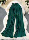Plissee Hose Damen Elegant Leicht Atmungsaktiv Sommer – Yvonne