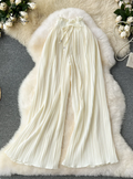Plissee Hose Damen Elegant Leicht Atmungsaktiv Sommer – Yvonne