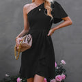 Elegantes Ein-Schulter-Kleid für Damen – Alessia