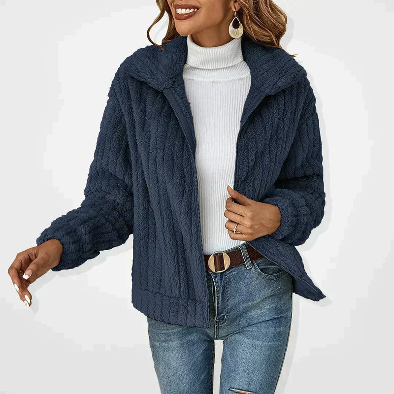 Warme Strickjacke für Damen im Winter – Darina