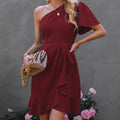 Elegantes Ein-Schulter-Kleid für Damen – Alessia