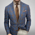 Herrenblazer mit Karomuster für elegante Looks – Leonard