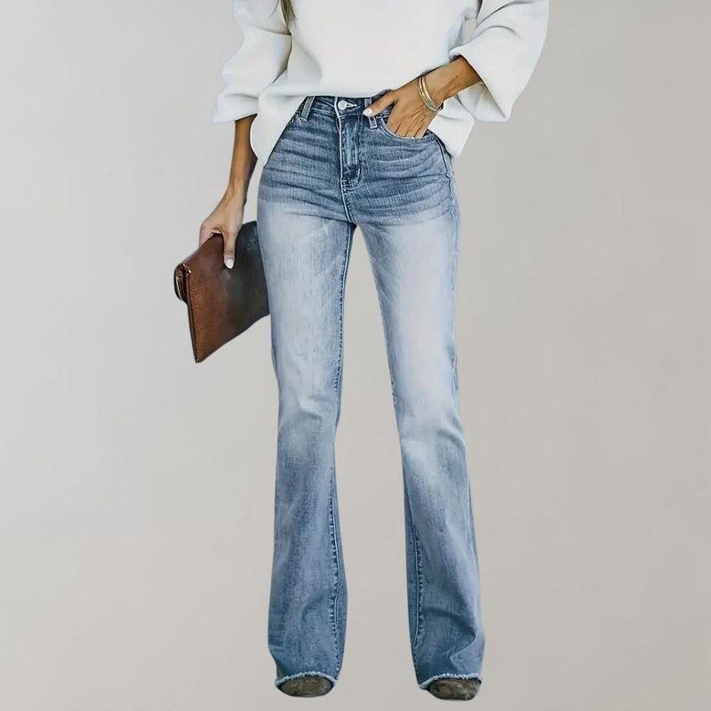 Vintage Flared Jeans mit hoher Taille für Damen – Isabel