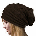 Strickmütze aus Wolle und Baumwolle – Damen
