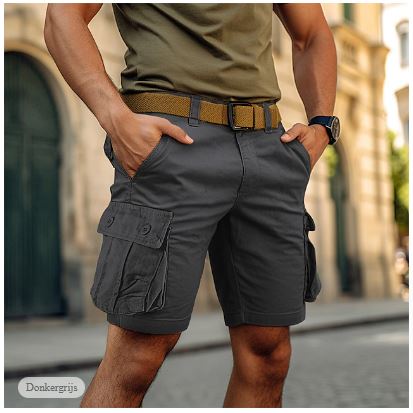 Cargoshorts Herren Sommer atmungsaktiv elegant – Vanturo