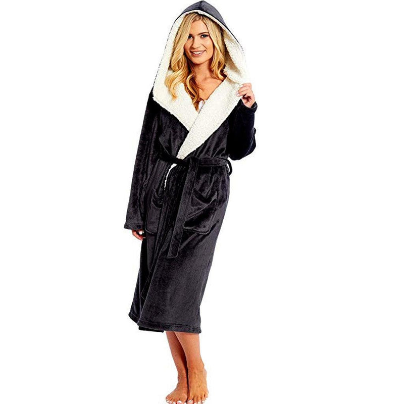 Kuscheliger Damen-Bademantel mit stilvollem Design – Elena