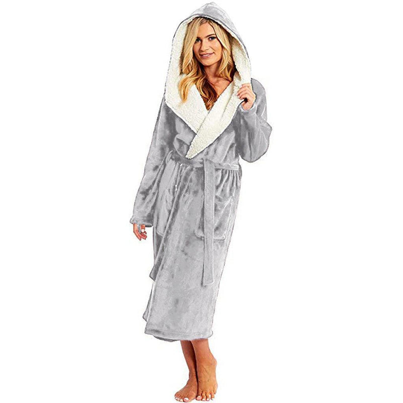 Kuscheliger Damen-Bademantel mit stilvollem Design – Elena