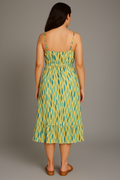 Stretch Kleid Damen mit buntem Print – Alina