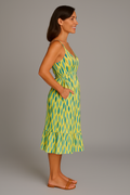 Stretch Kleid Damen mit buntem Print – Alina