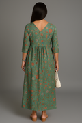 Fließendes Sommerkleid Damen mit Muster – Livia