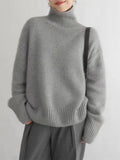 Kuscheliger Rollkragenpullover aus Kaschmir für Damen – Norina