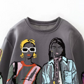 Weit geschnittener Pullover mit Wollmuster - Elise