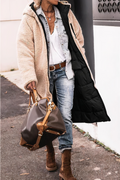 Wendbarer Damen Winterparka mit Teddyfutter – Noelle