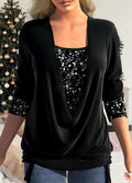 Damen-Glitzer-Top mit elegantem Design für Partys – Luna