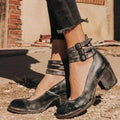 Damen Leder High Heels elegant zeitlos Komfort – Bellavie