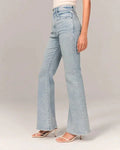 Bequeme Schlaghose mit hoher Taille für Damen – Rosalie