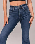 Bequeme Schlaghose mit hoher Taille für Damen – Rosalie