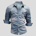 Klassisches Slim-Fit-Hemd aus Baumwollmix für Herren – Henri