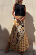Eleganter langer Damenrock mit hohem Bund – Leonore
