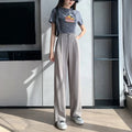 Weite Hose mit hoher Taille für Damen – Magdalena