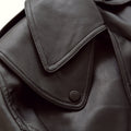 Elegante Damen Lederjacke mit taillierter Passform – Mila