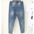 Baggy High-Waist Jeans für Damen in Übergröße – Valeria