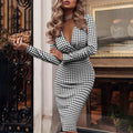 Figurbetontes Bodycon-Kleid mit Stretch – Valentina