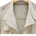 Elegante Damenjacke mit Spitze – Seraphina