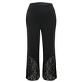 Spitzenhose High Waist Weites Bein Plus Size – Sophie